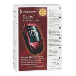 MediSmart Ruby Bloedglucosemeetsysteem MediSmart Ruby Teststrips